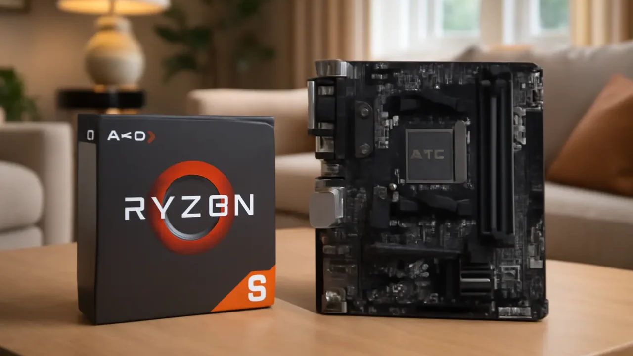 KIT PROCESSADOR AMD RYZEN 5 5600GT + PLACA MÃE GIGABYTE B550M K DDR4 - Desempenho e Conectividade Potentes