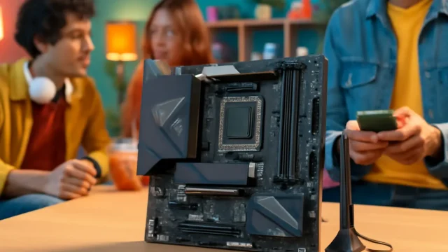 PLACA MÃE GIGABYTE B650M AORUS ELITE AX DDR5 WIFI SOCKET AMD AM5 RYZEN SÉRIE 7000