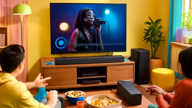 Soundbar LG S90TY – 570W RMS, Conexão Bluetooth, 5.1.3 Canais, AI Room Calibration Pro, Dolby Atmos, DTS X, AI Sound Pro, Sem fios, Conexões Múltiplas