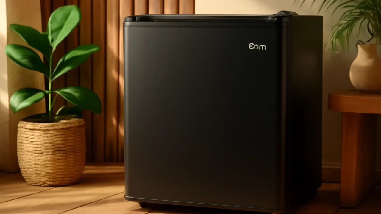 Frigobar Eos Ice Compact 90L Preto Efb100p