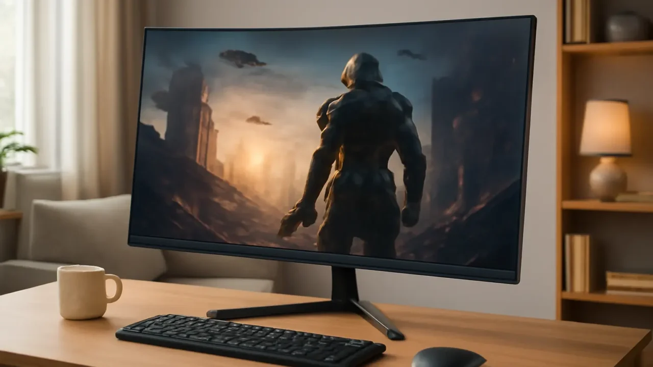 CRUA Monitor De Jogos Curvo De 34 Polegadas: Desempenho, Conectividade e Imersão