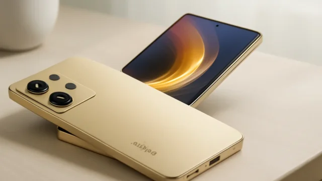 Smartphone Infinix Note 40-5G - 8GB RAM 256GB Armazenamento, Câmera Tripla 108MP+ Selfie 32MP, Tela 6,78” FHD+ 120Hz, Sound by JBL, Bateria 5000mAh, Carregamento Sem Fio – Dourado