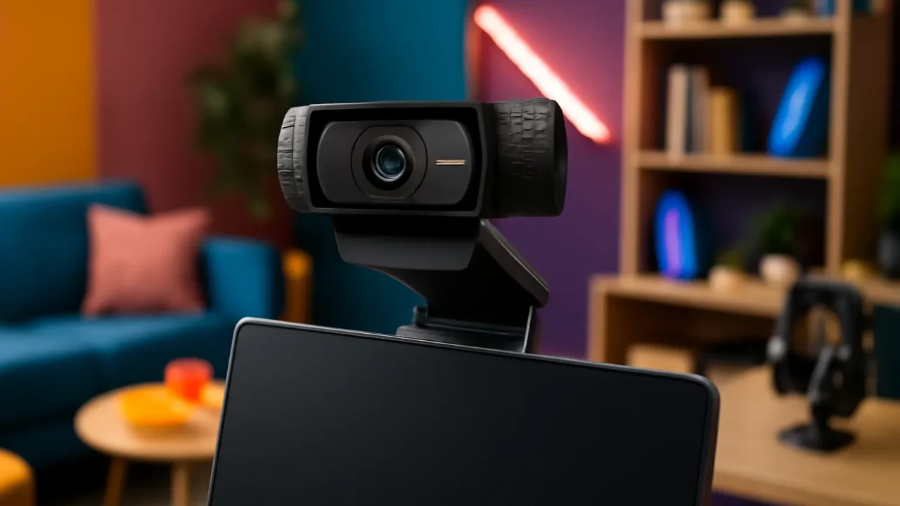 Webcam Full HD Logitech C920s com Microfone Embutido