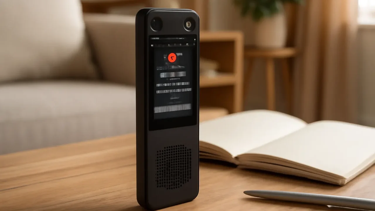 Gravador de Voz com IA PLAUD NotePin: Anotador Inteligente para Profissionais