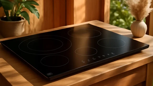 Cooktop de Indução Freezone Cinco Bocas EOS Due Preto 9800W ECI05EPTFB 220V