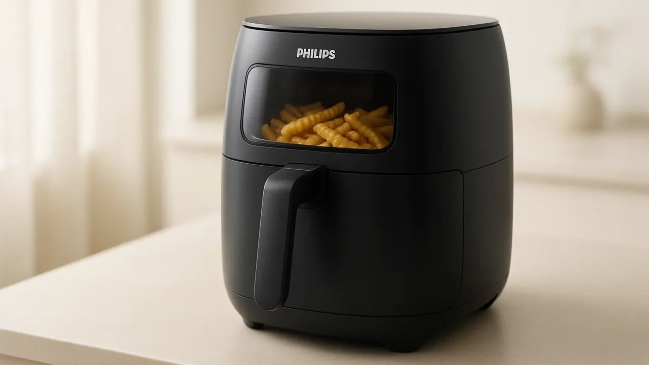 Fritadeira Philips Walita Série 3000 com Visor: crocância e praticidade
