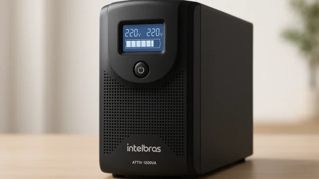 Nobreak Intelbras ATTIV 1200VA: proteção e autonomia em 220V