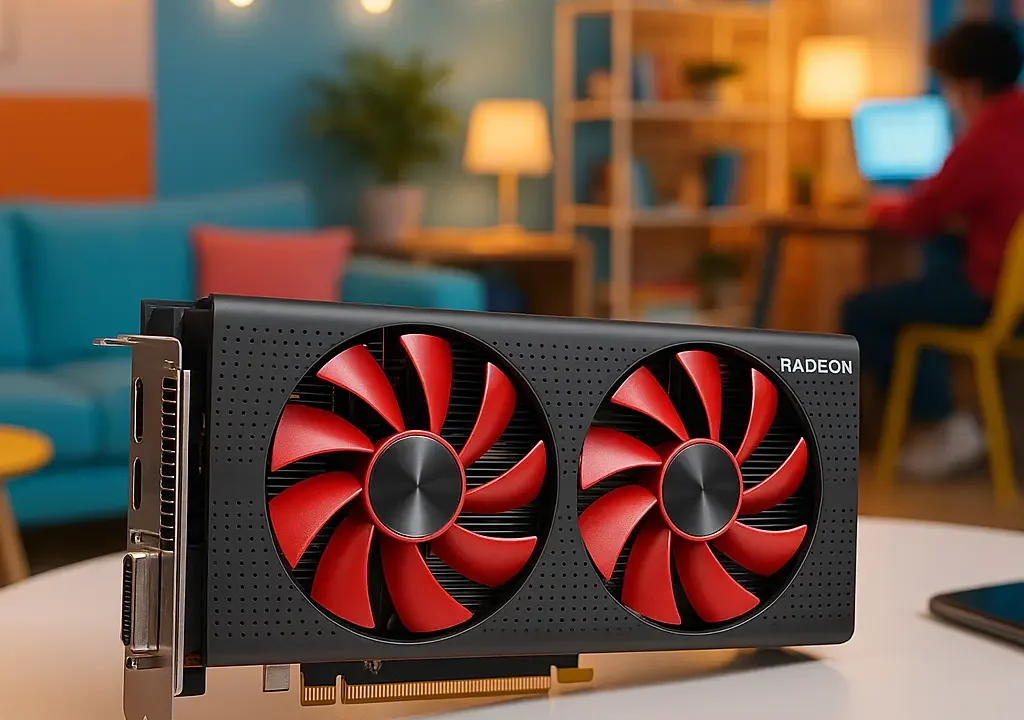 GPU RX 570 8GB 256BITS GDDR5 PROJETO EDGE: desempenho fluido e confiável