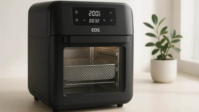 Fritadeira Air Fryer Oven Eos 15L Digital Inox All Black