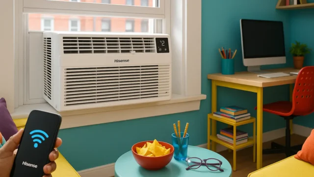 Ar-Condicionado Janela Hisense com Wi-Fi: Silêncio, Economia e Praticidade
