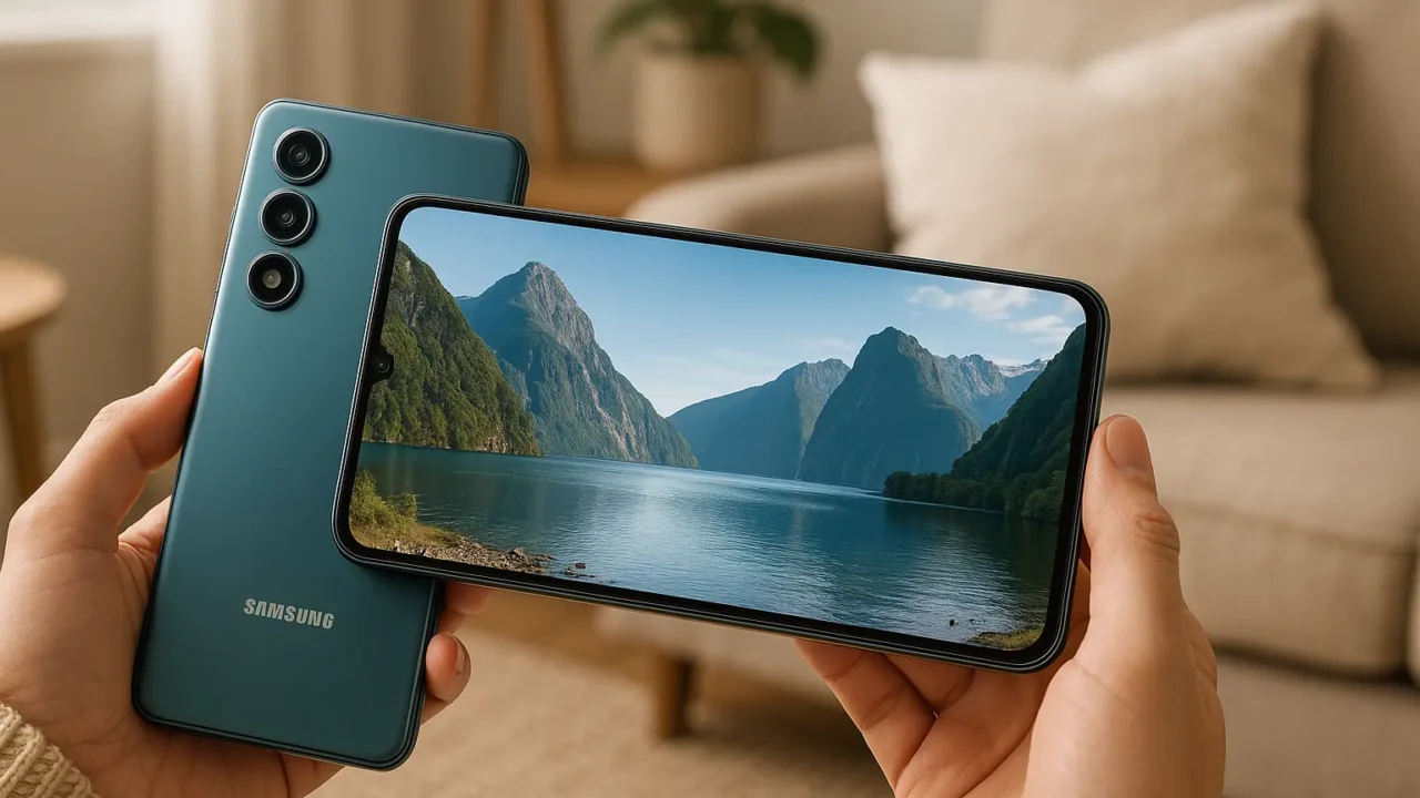 Samsung Galaxy M55 5G: Tela Imersiva e Câmeras Poderosas