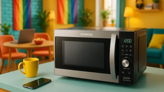 Micro-Ondas Mondial 1200W: Potência e Praticidade na Cozinha