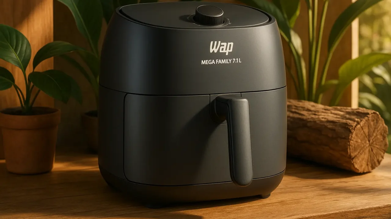 WAP Fritadeira Air Fryer MEGA FAMILY 7,1L com Revestimento Antiaderente