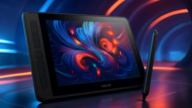 HUION MESA DIGITALIZADORA Kamvas 13: Canetas, Tablet de Desenho Gráfico 2 em 1