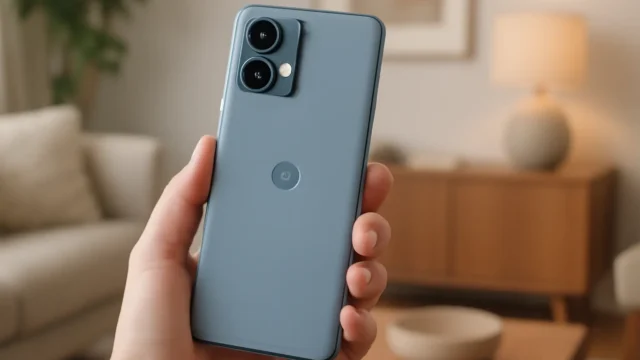 Smartphone Moto G84 5G 16GB RAM Boost 256GB Azul - Couro Vegano