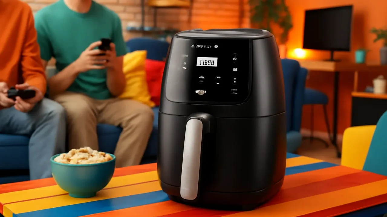 Fritadeira Sem Óleo Air Fryer Digital 5L, Mondial, Preto, 2000W