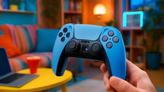 Controle Dualsense Starlight Blue: Conforto e Desempenho no Jogo