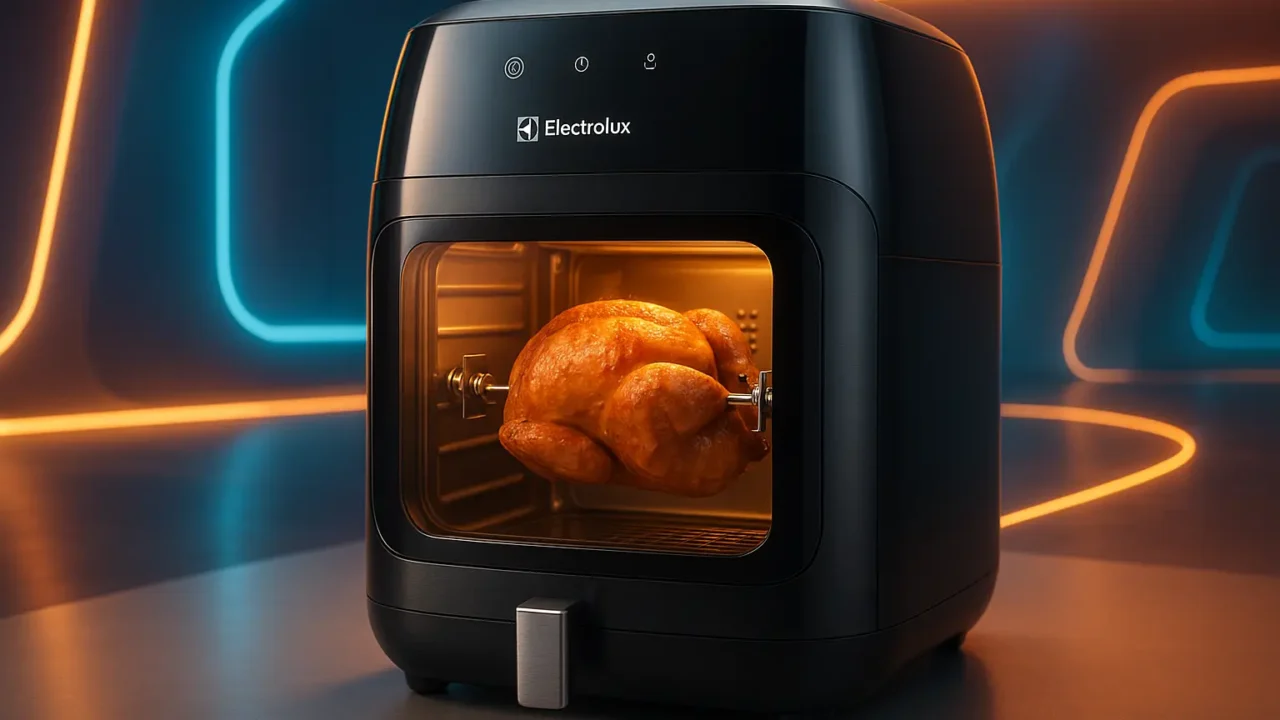 Fritadeira Electrolux EAF90: Airfryer 12L com Espeto Giratório