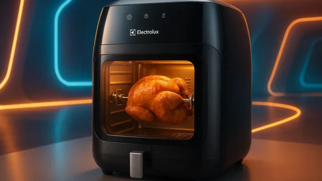 Fritadeira Electrolux EAF90: Airfryer 12L com Espeto Giratório