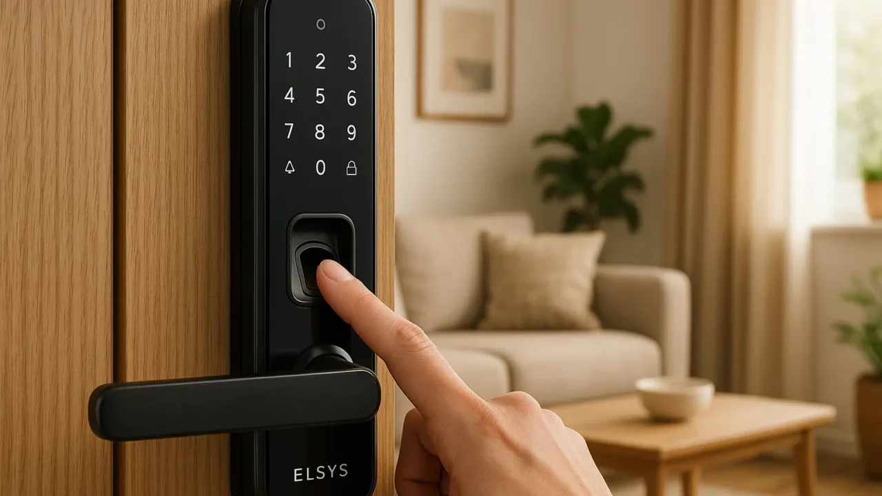 Fechadura Digital Elsys ESF-DE2000B com Biometria