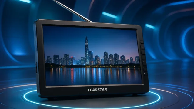 Tela Digital Portátil LEADSTAR 14" com DVB-T2 e Bateria