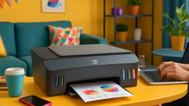 Impressora Multifuncional HP Smart Tank 581: Tanque de Tinta Colorida Wi-Fi com Autorreparo