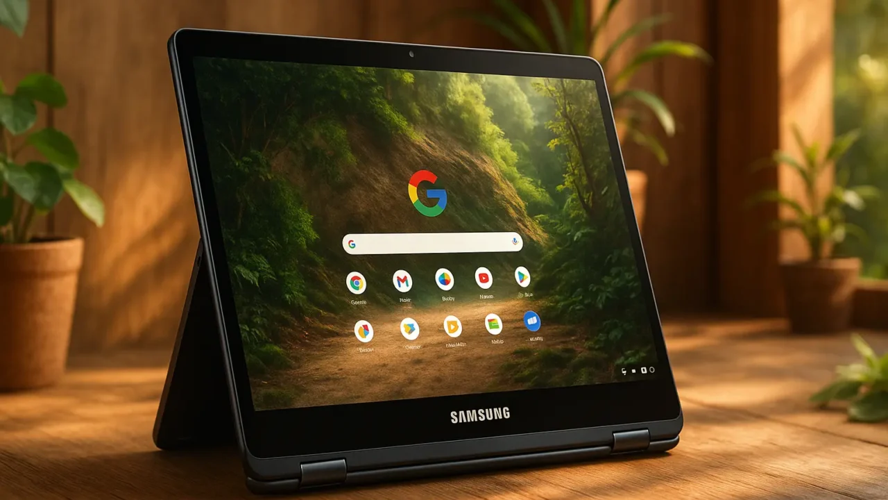 Samsung Chromebook Plus V2: Versatilidade e Leveza 2 em 1