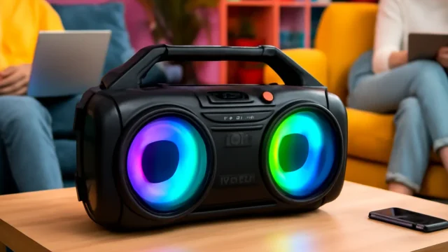 AIWA Caixa de Som Boombox BBS01: Potência e Durabilidade para Suas Playlist