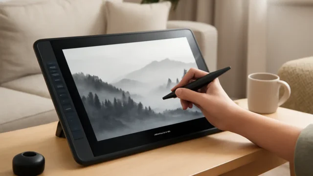 HUION Mesa Digitalizadora Kamvas Pro 16 2.5K QHD