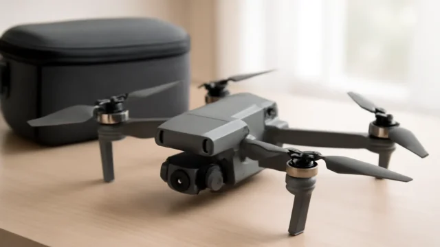 Drone com Motor Sem Escovas e Câmera 4K: Dobrável FPV com Estojo de Transporte