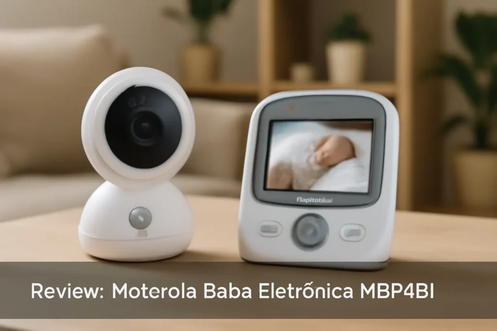 Motorola Babá Eletrônica MBP481 - Tela de 2'' Zoom Digital e Visão Noturna Infravermelha