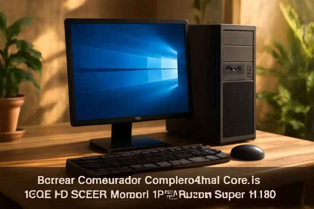 Computador Completo Intel Core i5 16GB HD 500GB Monitor 17" 4 Núcleos Super Turbo