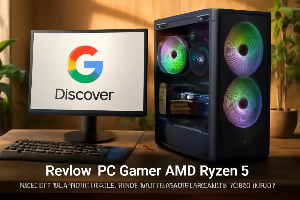 PC Gamer AMD Ryzen 5 5600GT - 16GB DDR4 - SSD 480GB - Radeon Vega 7 - Monitor 19'' - Kit Gamer RGB