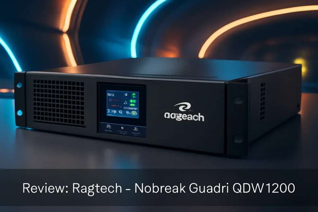 RAGTECH – Nobreak Quadri QDW 1200 (Para Rack 19") – 1.200VA/600W