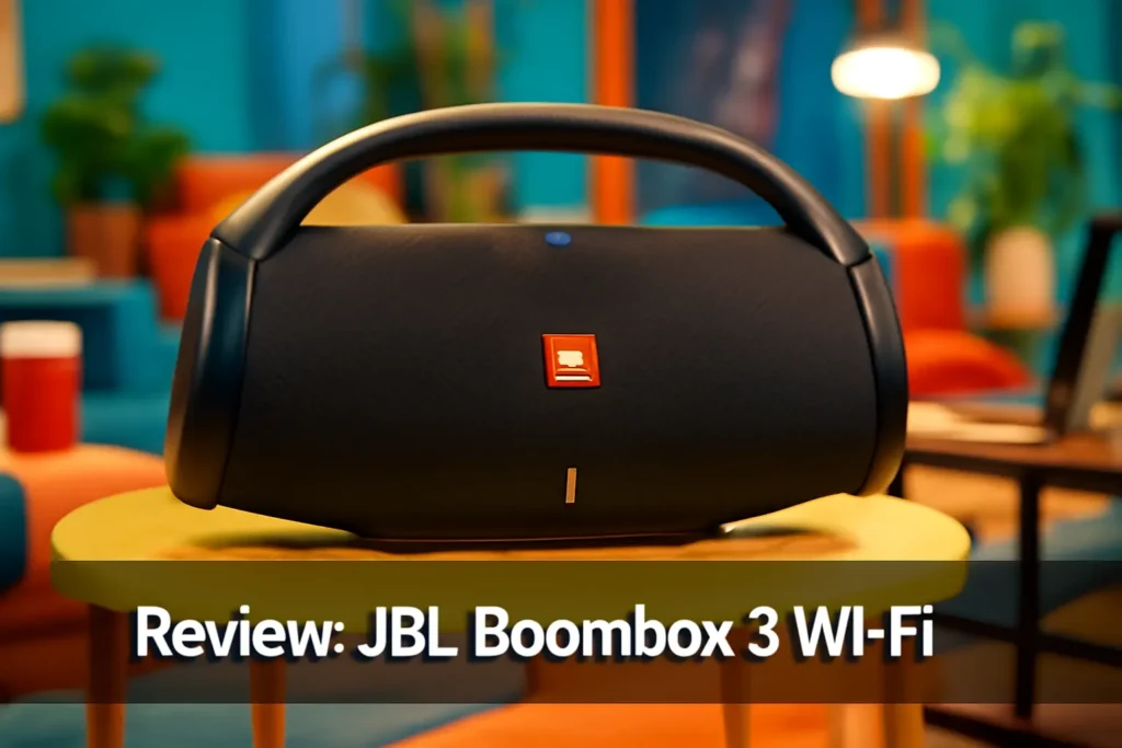JBL Boombox 3 Wi-Fi: Som Potente, Conectividade e Durabilidade