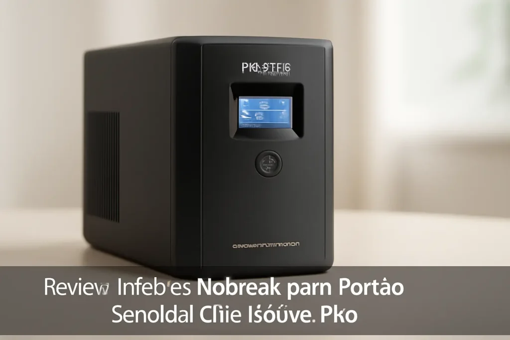 Intelbras Nobreak para Portão Senoidal GNB 1500VA-PRO Preto