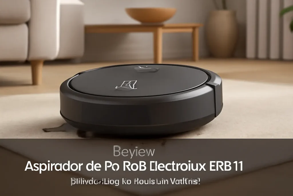 Aspirador de Pó Robo Electrolux ERB11: Bateria Longa e Sensor Antiqueda