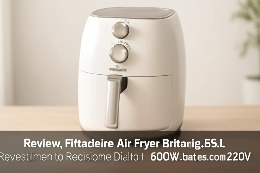 Fritadeira Air Fryer Britânia 5,5 L Revestimento Redstone BAF52 1500W Branco com Inox 220V: Versatilidade e Eficiência na Cozinha