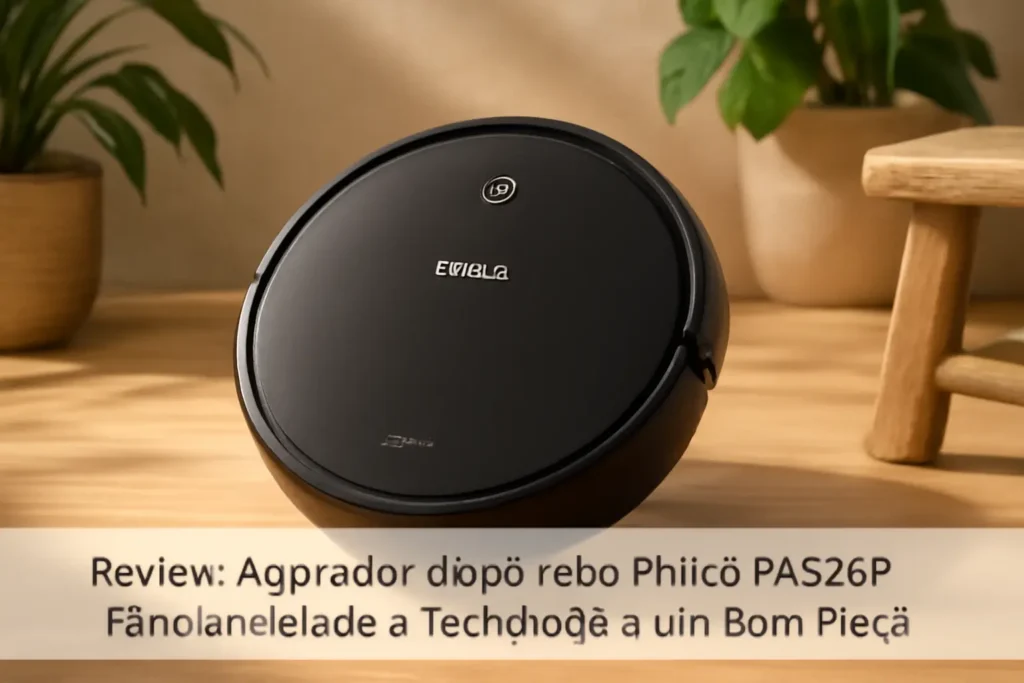 Aspirador de pó robô Philco PAS26P: Funcionalidade e Tecnologia a um Bom Preço