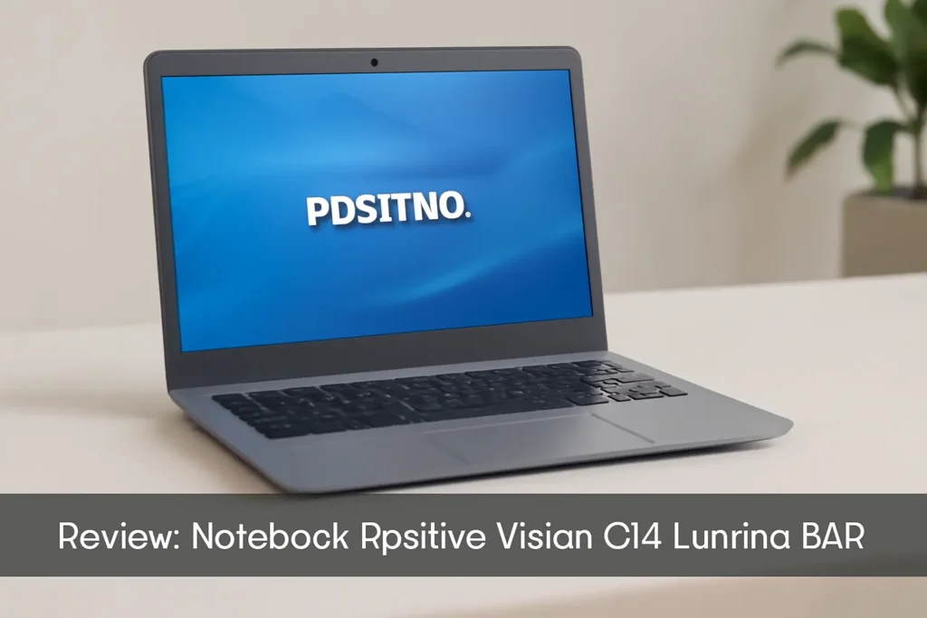 Notebook Positivo Vision C14 Lumina BAR Celeron, 8GB, 128GB eMMC