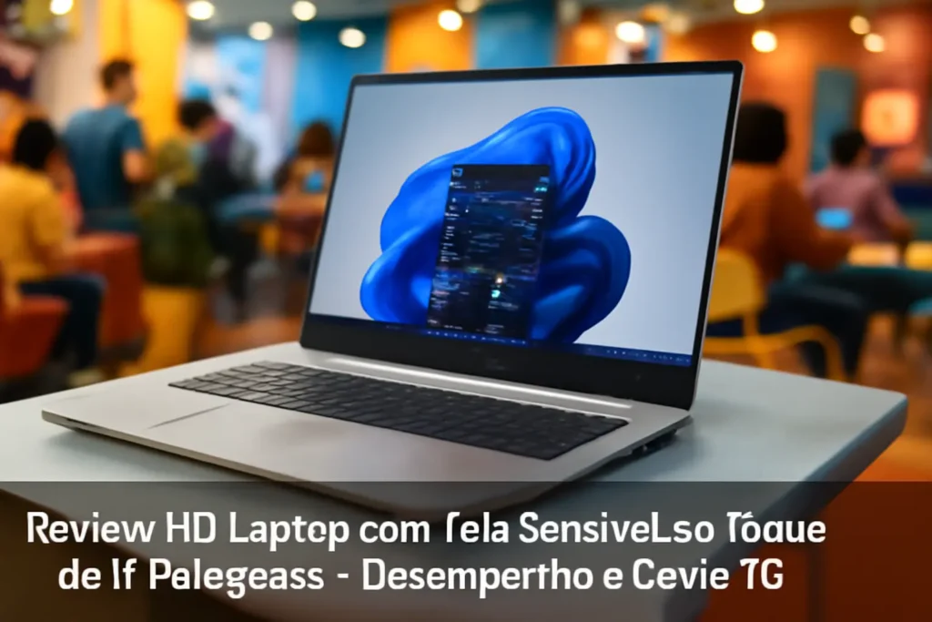 HP Laptop com Tela Sensível ao Toque de 17 Polegadas - Desempenho e Conforto