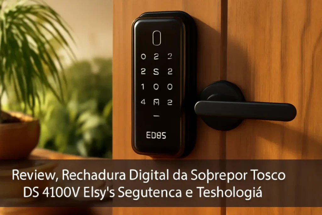 Fechadura Digital de Sobrepor Tecno DS4100V Elsys: Segurança e Tecnologia Avançada