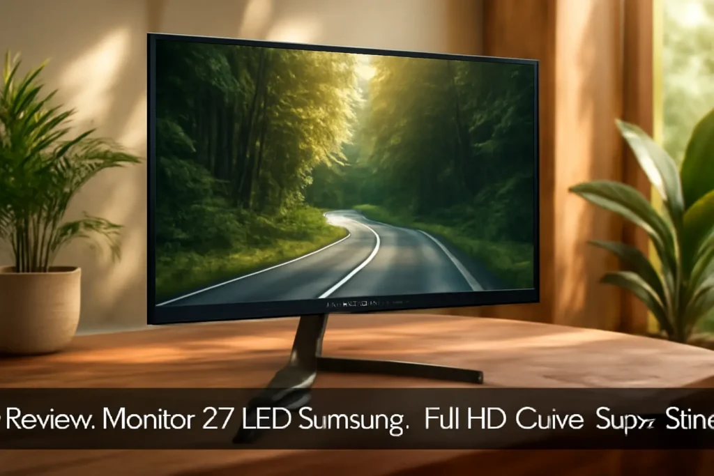 Monitor 27" LED Samsung - Full HD - Curvo - Super Slim
