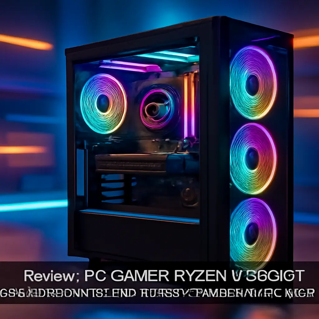 PC GAMER RYZEN 5 5600GT, 16GB DDR4 3200MHZ, SSD M.2 NVME 500GB, VEGA 7, FONTE 500W