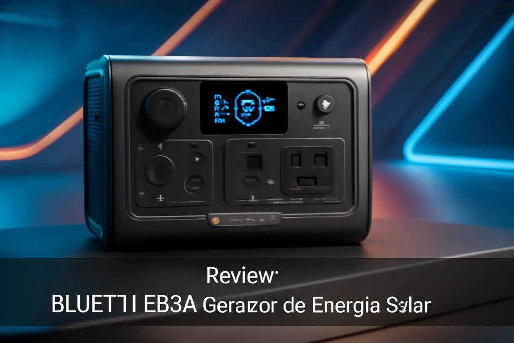 BLUETTI EB3A Gerador de Energia Solar