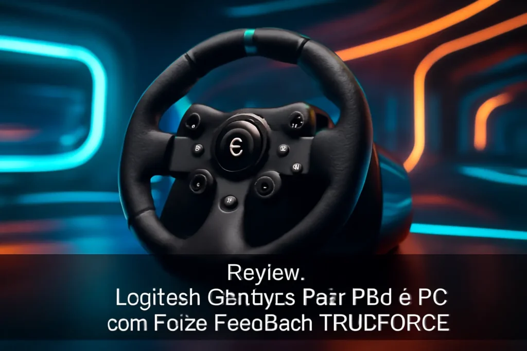 Volante Logitech G923 para PS5, PS4 e PC com Force Feedback TRUEFORCE