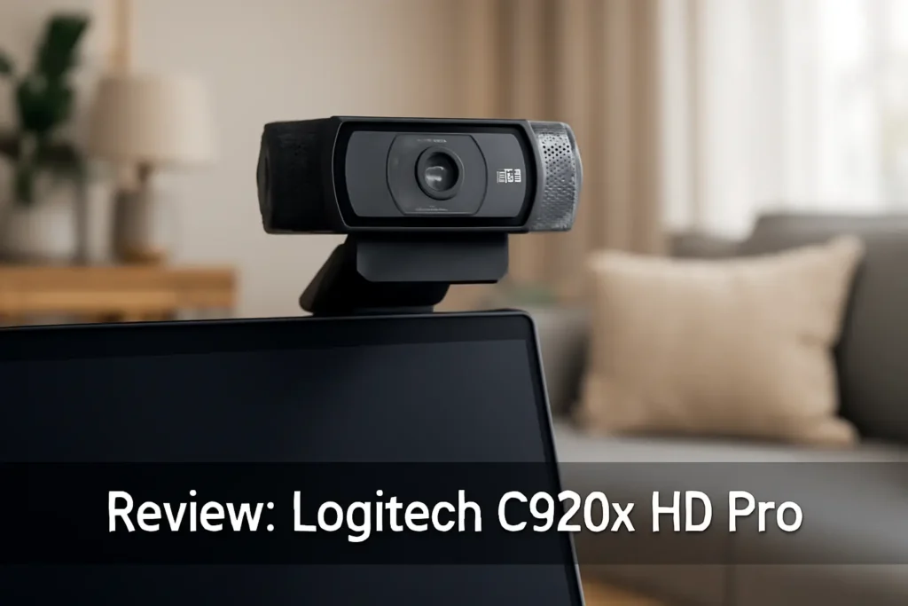 Logitech C920x HD Pro: vídeo nítido e áudio claro