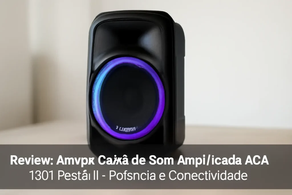 Amvox Caixa de Som Amplificada ACA 1601 Festa II - Potência e Conectividade