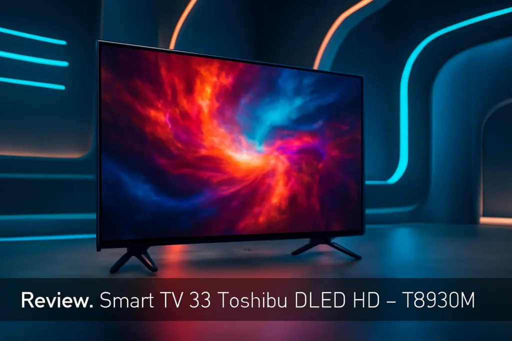 Smart TV 32" Toshiba DLED HD - TB020M: Experiência Imersiva e Design Elegante