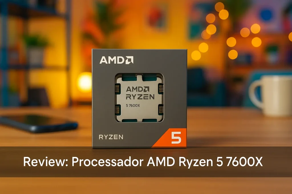 Processador AMD Ryzen 5 7600X: Desempenho e Eficiência para Gamers